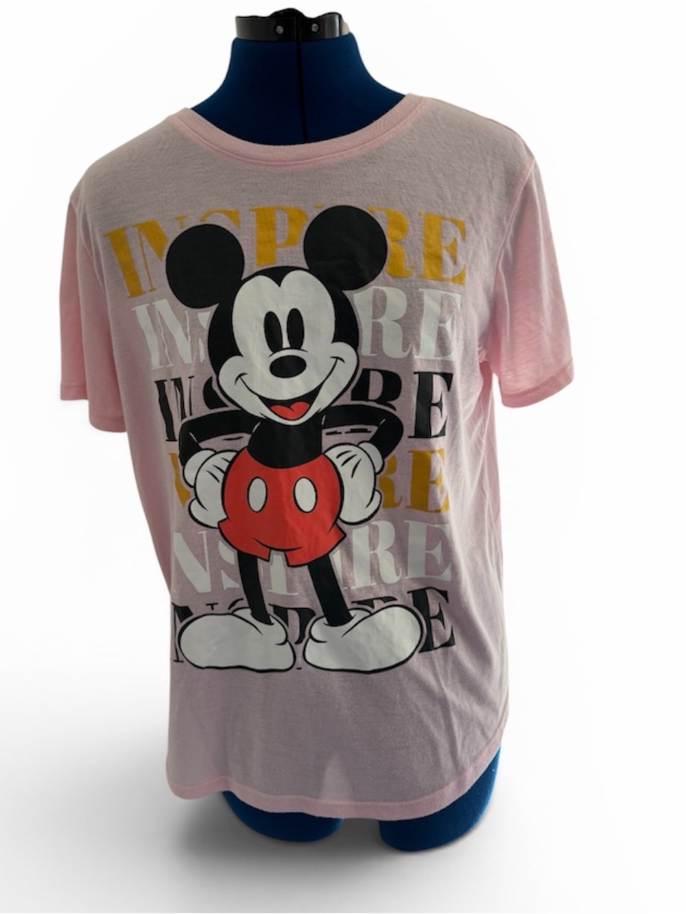 Disney Pink hi/low Mickey Mouse Graphic Tee